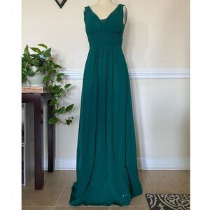 Teal green Ever-Pretty maxi dress, size small US 4. New without tags.